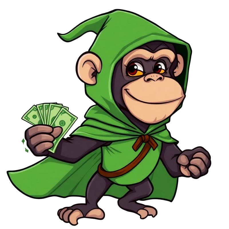 Robin Ape in green hood